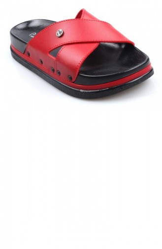 Red Summer slippers 6789.KIRMIZI