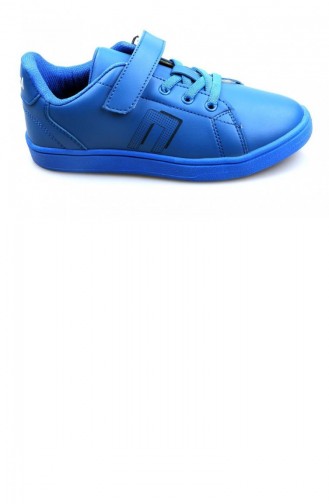 Chaussures Enfant Bleu 01581.MAVİ