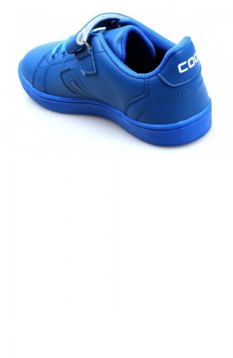 Chaussures Enfant Bleu 01581.MAVİ