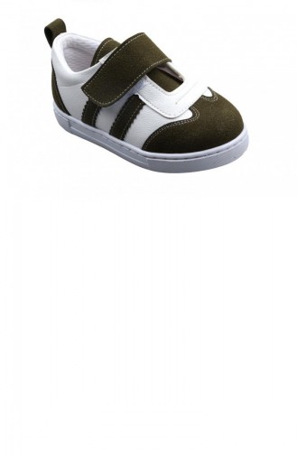 Khaki Children`s Shoes 01618.HAKİ