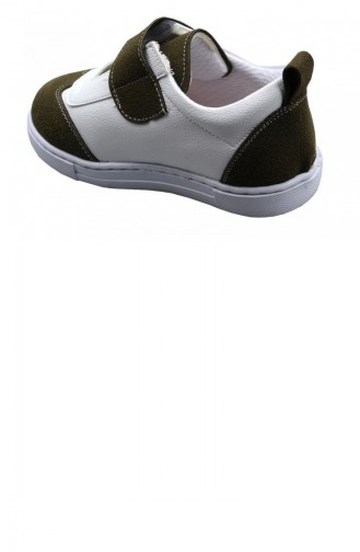 Khaki Children`s Shoes 01618.HAKİ