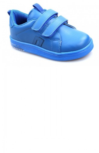 Chaussures Enfant Bleu 01656.MAVİ