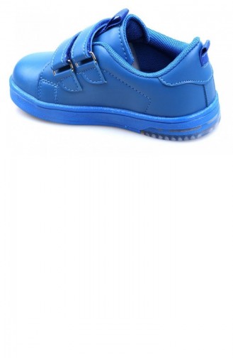 Chaussures Enfant Bleu 01656.MAVİ