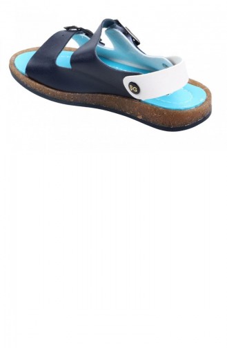 Navy Blue Summer Sandals 01662.LACİVERT