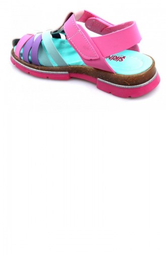 Fuchsia Summer Sandals 01665.FUŞYA