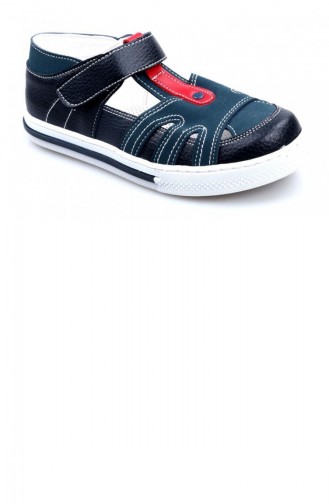 Navy Blue Summer Sandals 01675.LACİVERT