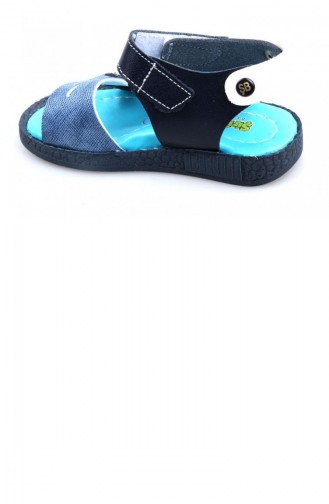 Blue Summer Sandals 01681.LACİVERT-MAVİ