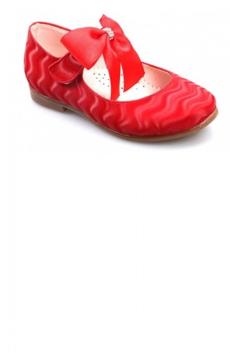 Chaussures Enfant Rouge 01707.KIRMIZI