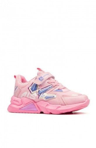 Pink Children`s Shoes 01750.PEMBE