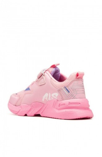 Pink Children`s Shoes 01750.PEMBE