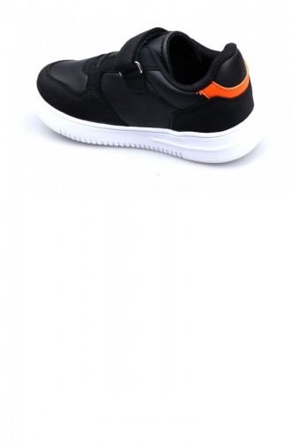 Black Children`s Shoes 01787.SİYAH