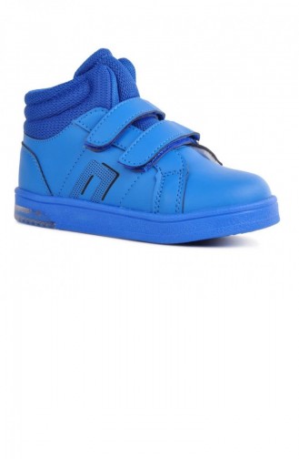 Chaussures Enfant Bleu 01791.MAVİ