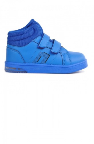 Chaussures Enfant Bleu 01791.MAVİ