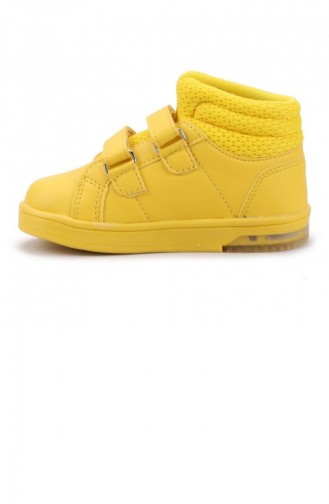 Yellow Children`s Shoes 01791.SARI