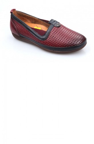 Claret Red Casual Shoes 01801.BORDO