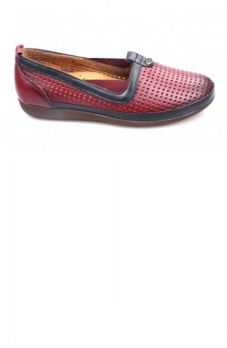 Claret Red Casual Shoes 01801.BORDO
