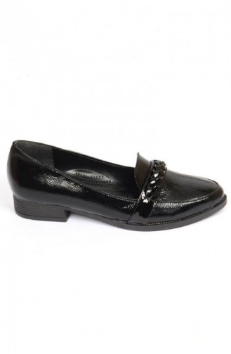 Chaussures de jour Noir 01951.SİYAH-RUGAN