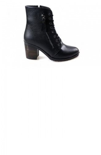 Black Boots-booties 01977.SİYAH
