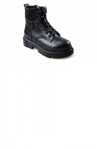 Black Boots-booties 01980.SİYAH