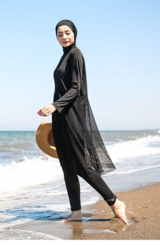 Black Modest Swimwear 1670