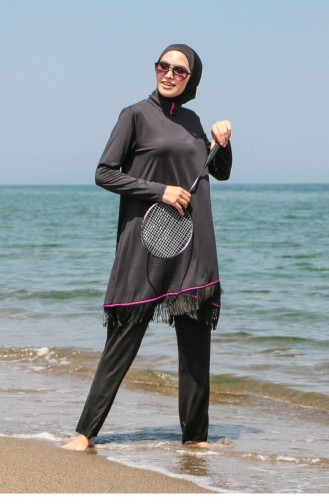 Black Swimsuit Hijab 1949