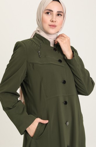 Khaki Abayas 0407-02