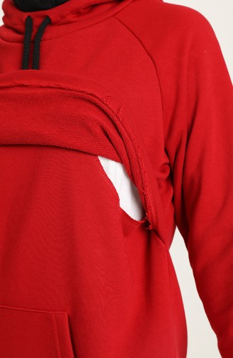 Claret red Sweatshirt 4522-01