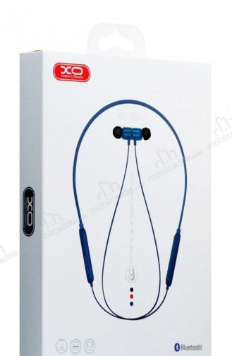 Xo Bs10 Çift Batarya Destekli Manyetik Mavi Bluetooth Kulaklık