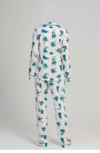 White Pyjama 1100345860.BEYAZ