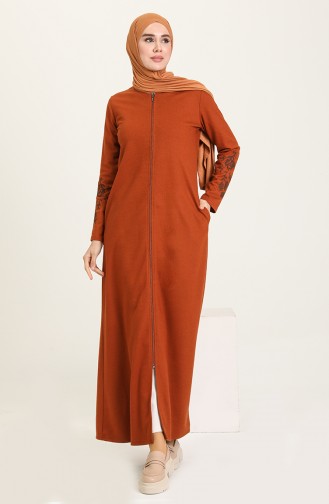 Tobacco Brown Abaya 3335-06