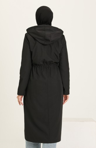 معطف طويل أسود 1455-01