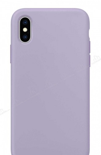 Eiroo Lansman İphone X Xs Lila Silikon Kılıf