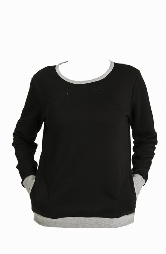 Sweatshirt Noir 4541-01