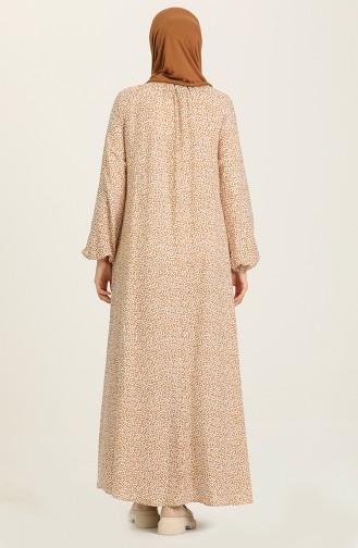 Robe Hijab Moutarde 3354-01