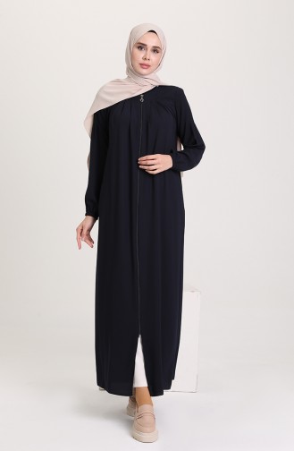 Navy Blue Abaya 5016-02