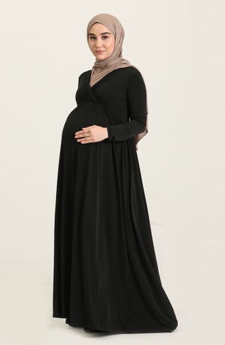 Black Hijab Dress 5210-01