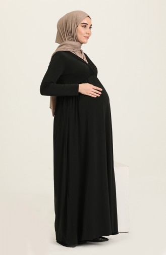 Black Hijab Dress 5210-01