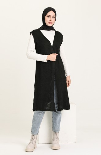 Black Gilet 8425-01