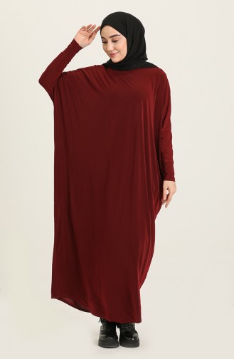 Claret red İslamitische Jurk 2000-12