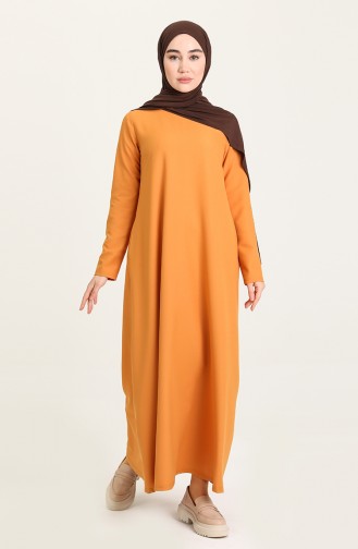 Mustard Hijab Dress 3363-05