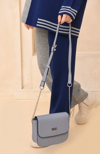 Blau Schultertasche 0133-02