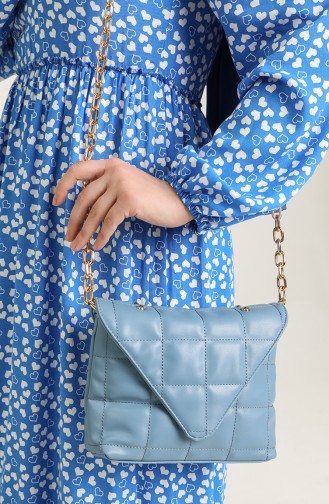 Blue Shoulder Bag 0191-02