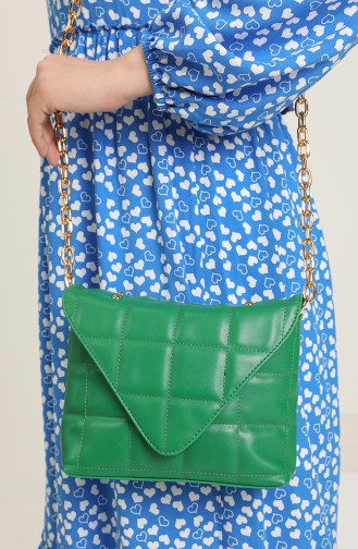 Green Shoulder Bag 0191-03