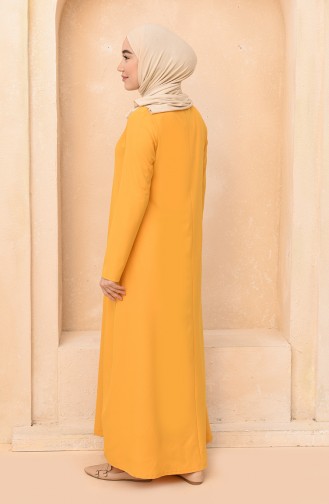 Yellow Hijab Dress 3363A-01