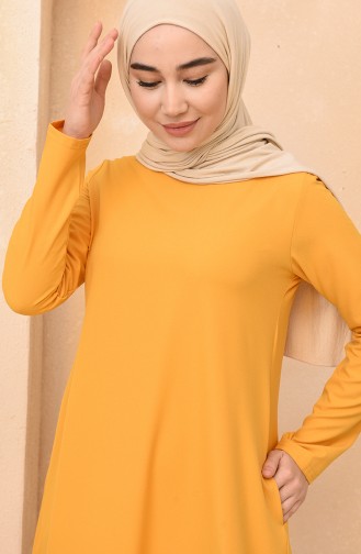 Robe Hijab Jaune 3363A-01