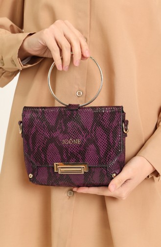 Purple Shoulder Bags 0038-02