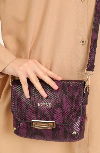 Purple Shoulder Bag 0038-02