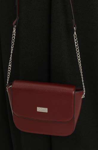 Claret red Shoulder Bag 0133-01