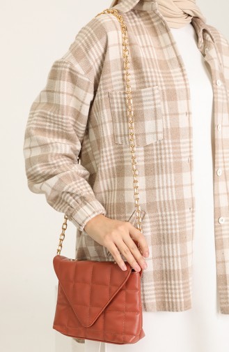 Brick Red Shoulder Bags 0191-04