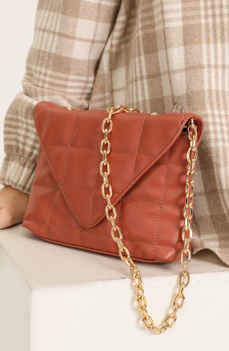 Brick Red Shoulder Bags 0191-04